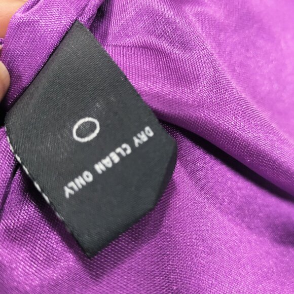 Jax Women's Purple Sleeveless Polyester/Nylon Blend Sheath Dress Size 10 - Picture 6 of 11